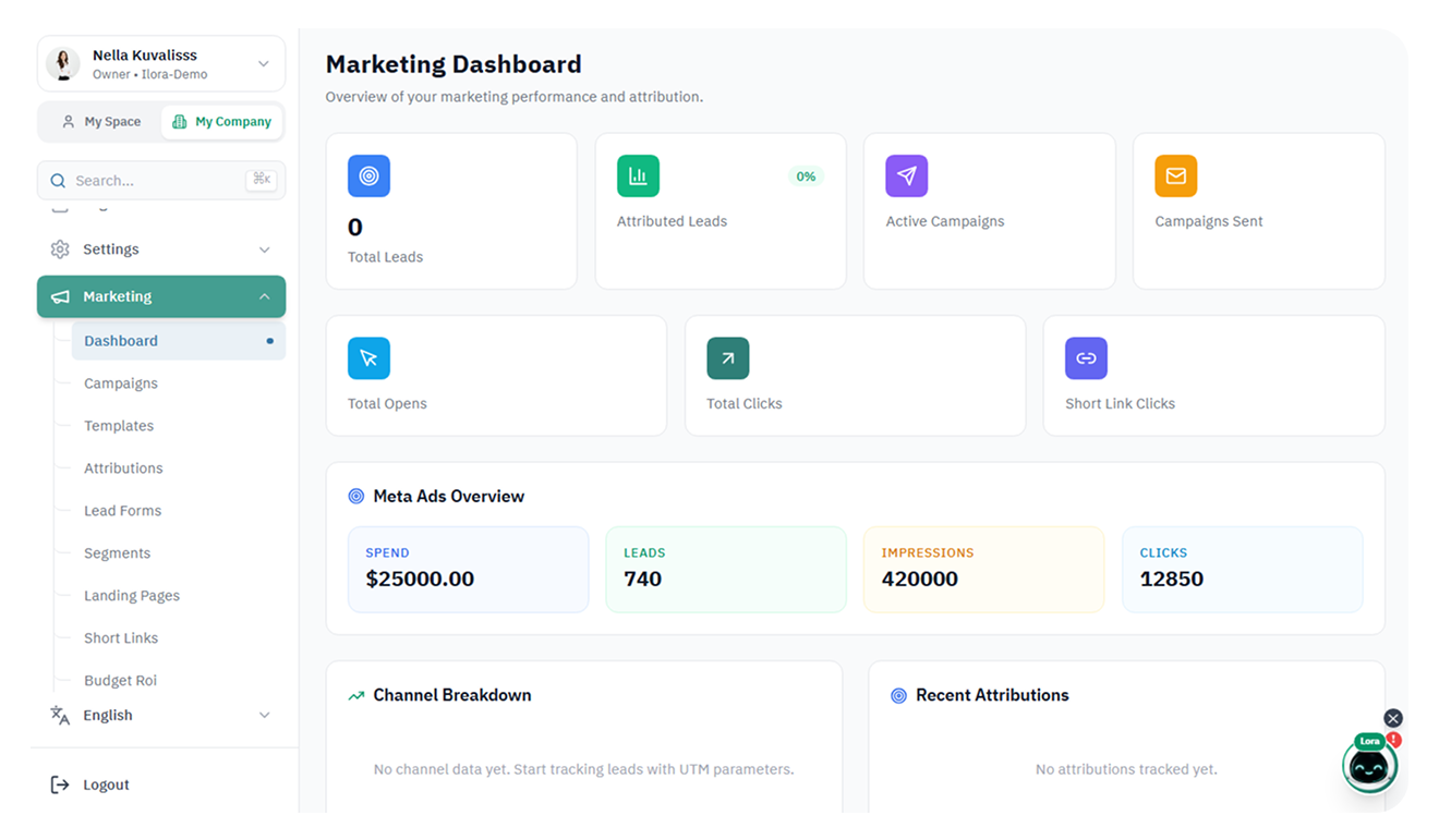 Marketing & Attribution
